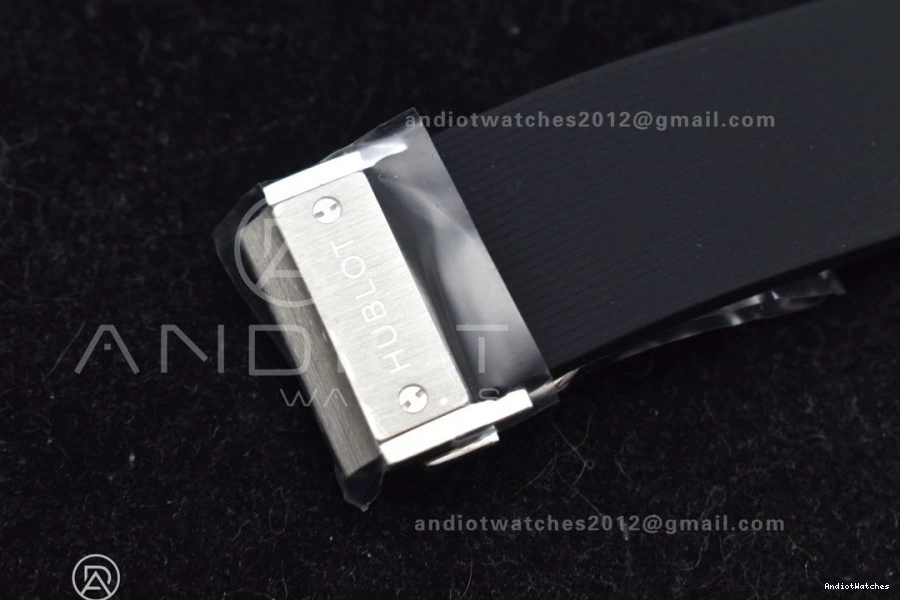 588 Dial Bold Gummy 45mm Edition 1:1 Strap Black Fusion HBF A on Best RG Black 0404